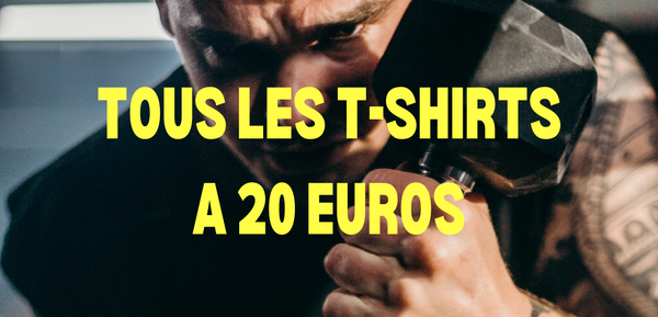 Tous les T-shirts à 20 euros