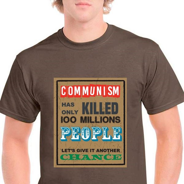 T-shirt anti communiste